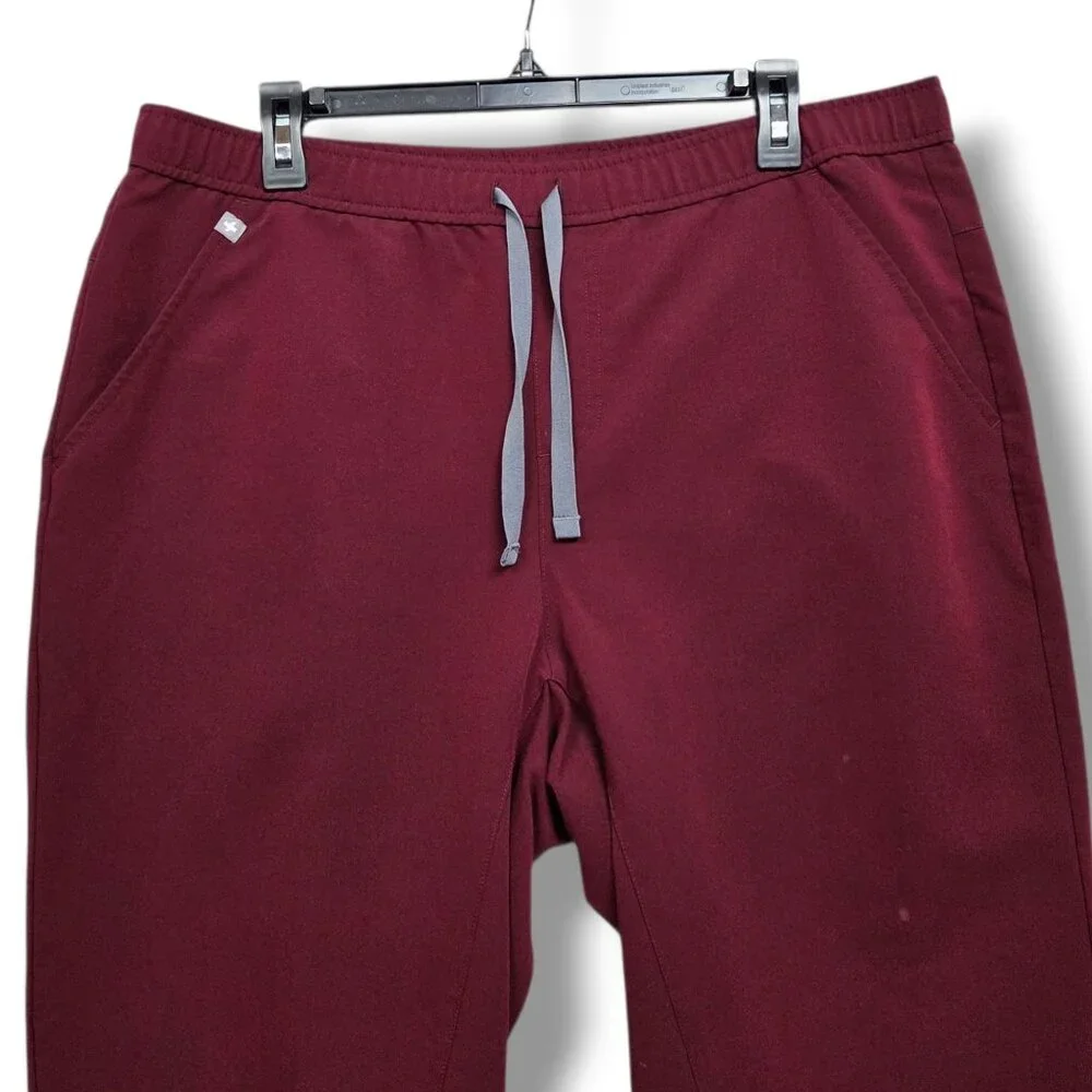 Figs Tansen‎ Jogger Scrub Pants Mens XL MXXSW2004 STAIN Burgundy